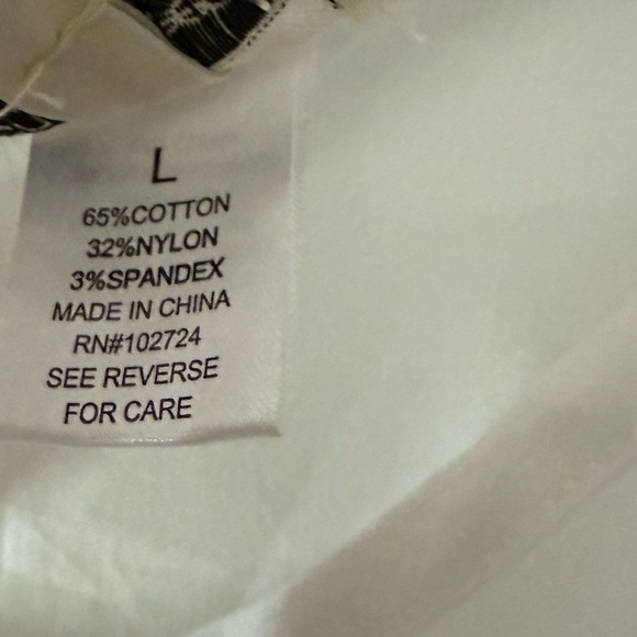 Grand & Greene|White short sleeve Tie-Front Top in cotton blend•••NWT, Large - Picture 11 of 13